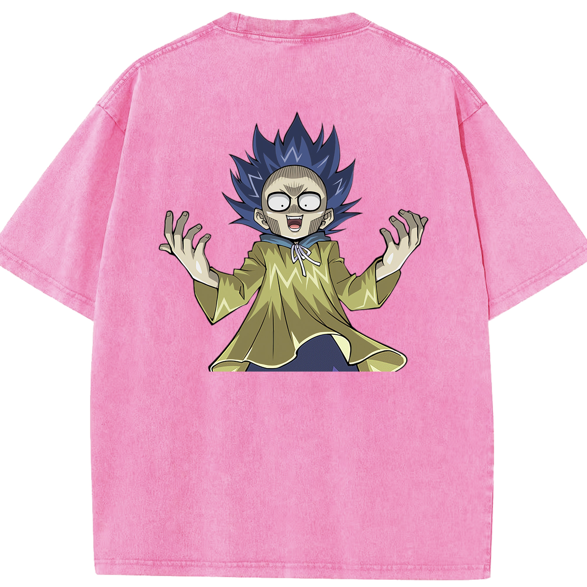 （画像用） 遊☆戯☆王 Yu-Gi-Oh! 綿100% ヴィンテージ風 半袖Tシャツ（背面プリント）